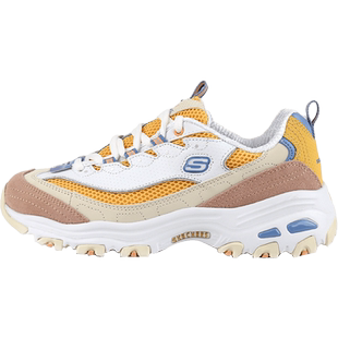 斯凯奇女鞋冬季新款运动鞋芝芝橄榄绿奶茶熊官方正品熊猫鞋休闲鞋