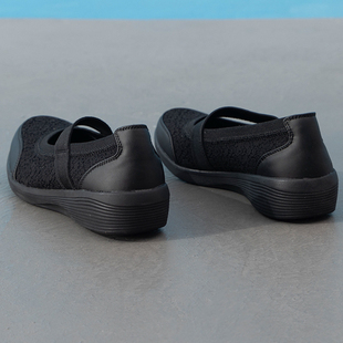 斯凯奇（SKECHERS女鞋2026夏季新款一脚穿浅口单鞋蕾丝网面鞋子