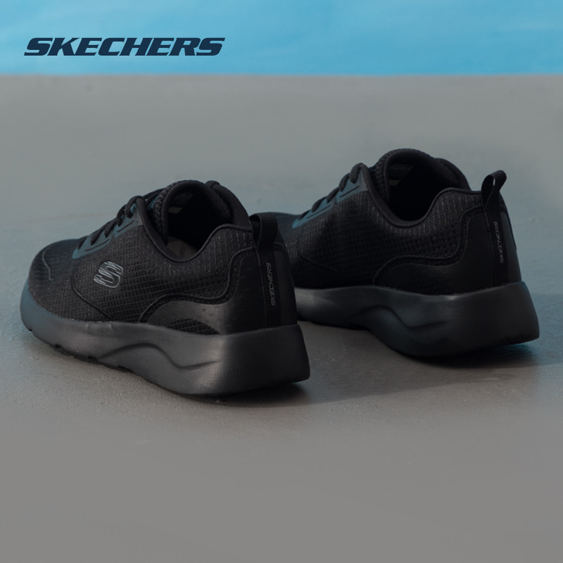 斯凯奇（Skechers）男鞋 运动鞋低帮轻便舒适透气时尚潮流绑带跑