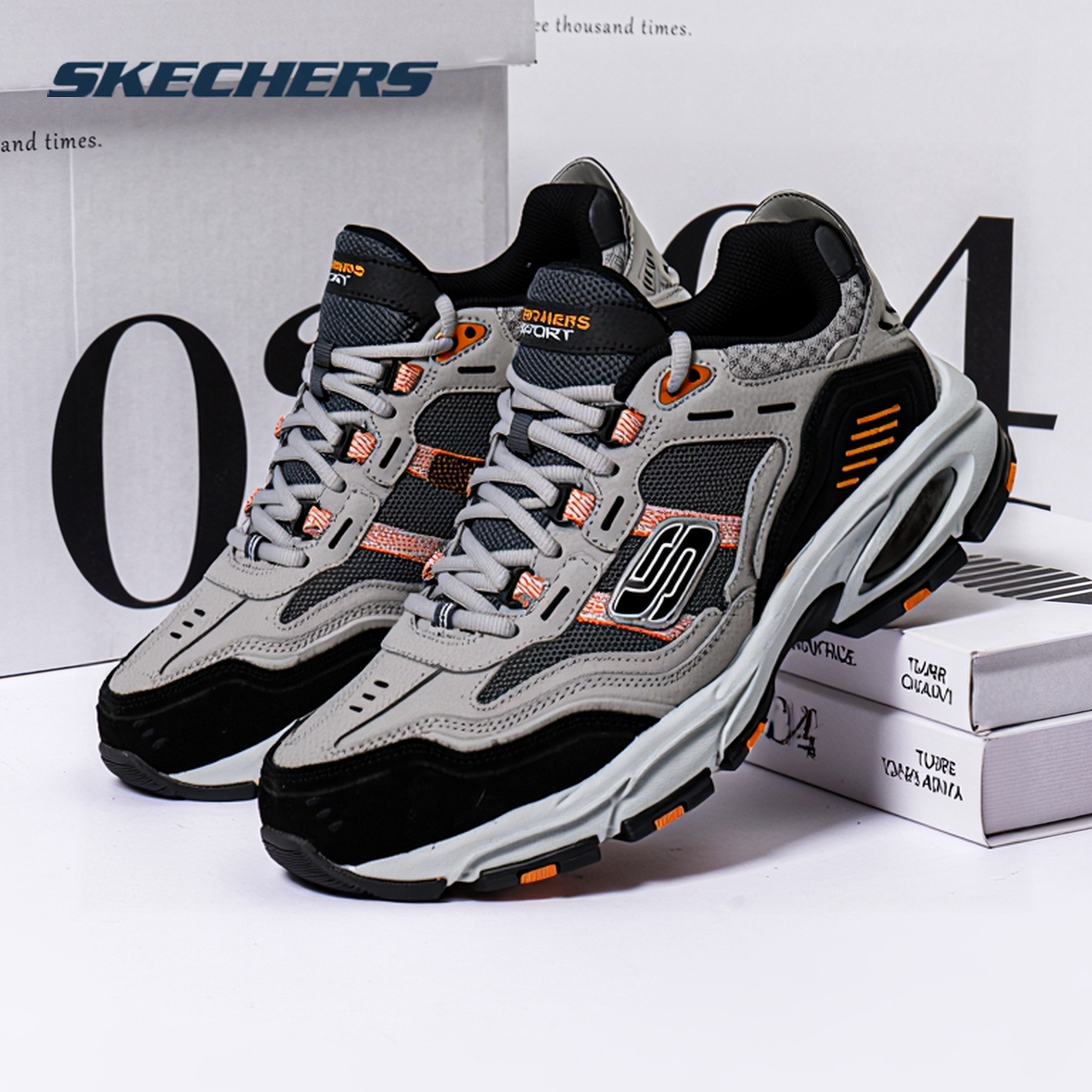 斯凯奇男鞋官方正品运动鞋户外鞋