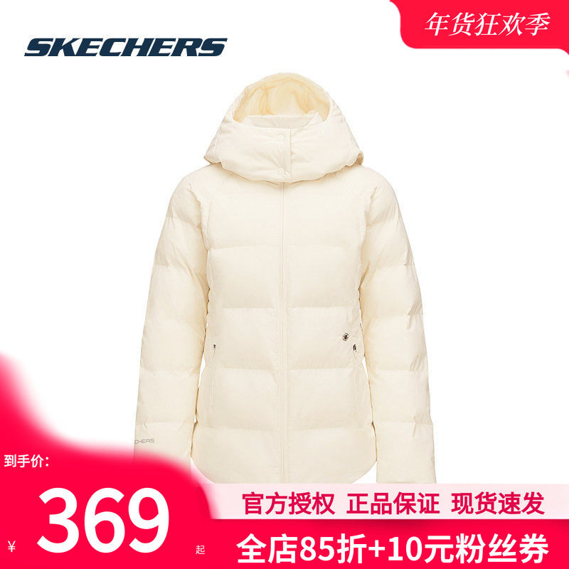Skechers斯凯奇羽绒服女装2026冬季新款保暖运动休闲上衣棉服外套
