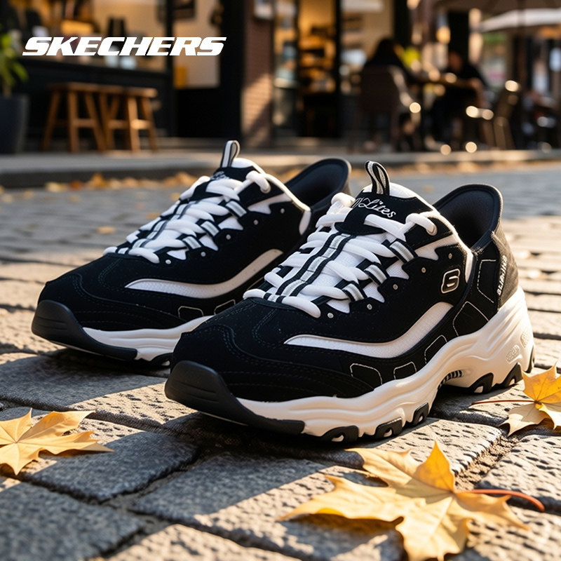 斯凯奇女鞋官方正品运动鞋春季新款简约老爹鞋闪穿轻便女士熊猫鞋,运动鞋new,运动休闲鞋,淘宝优惠券,粉丝福利购,淘宝优惠卷