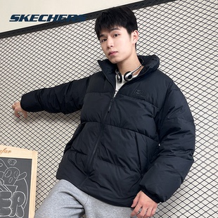 Skechers 新款 男装 羽绒服冬季 防风保暖外套百搭舒 女装 斯凯奇