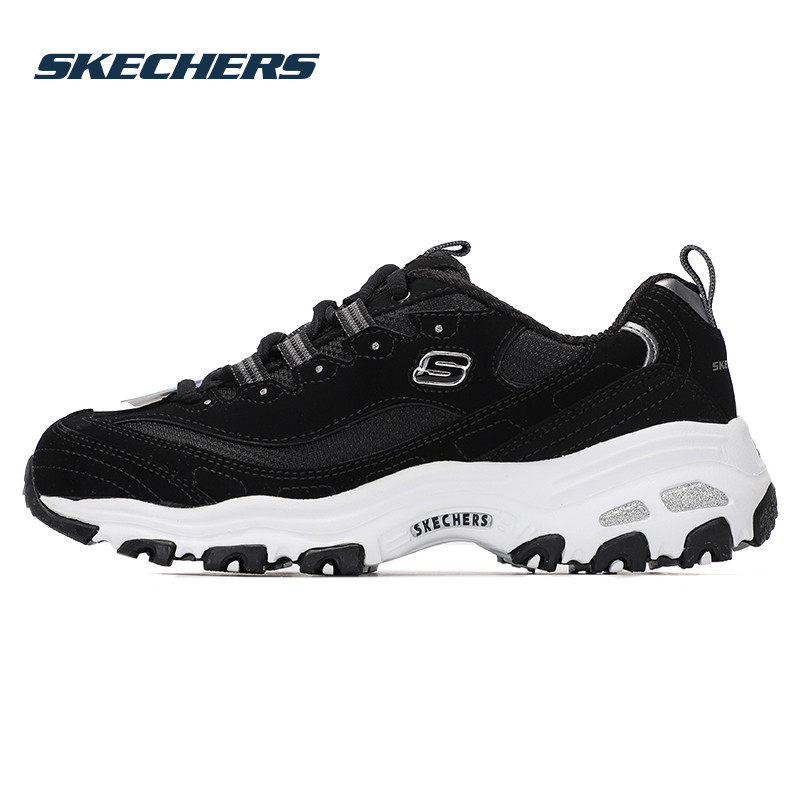 Skechers斯凯奇女鞋运动鞋跑步鞋老爹鞋熊猫鞋透气减震增高1193