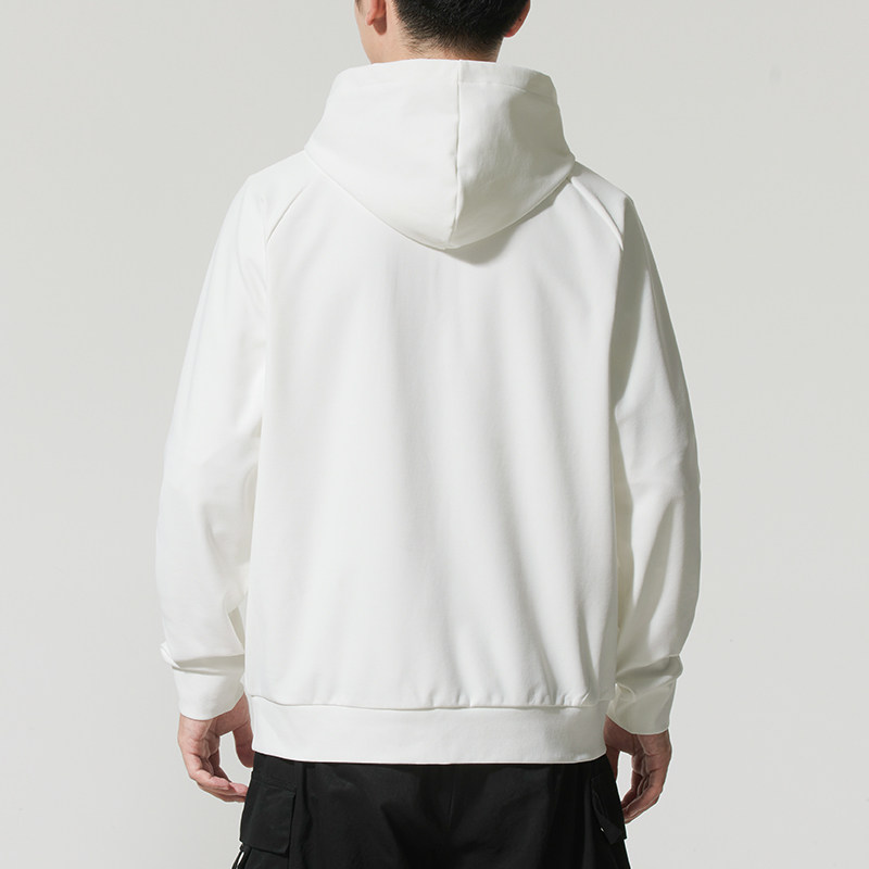 斯凯奇情侣款针织连帽外套春季新款白色夹克运动服男女同款正品