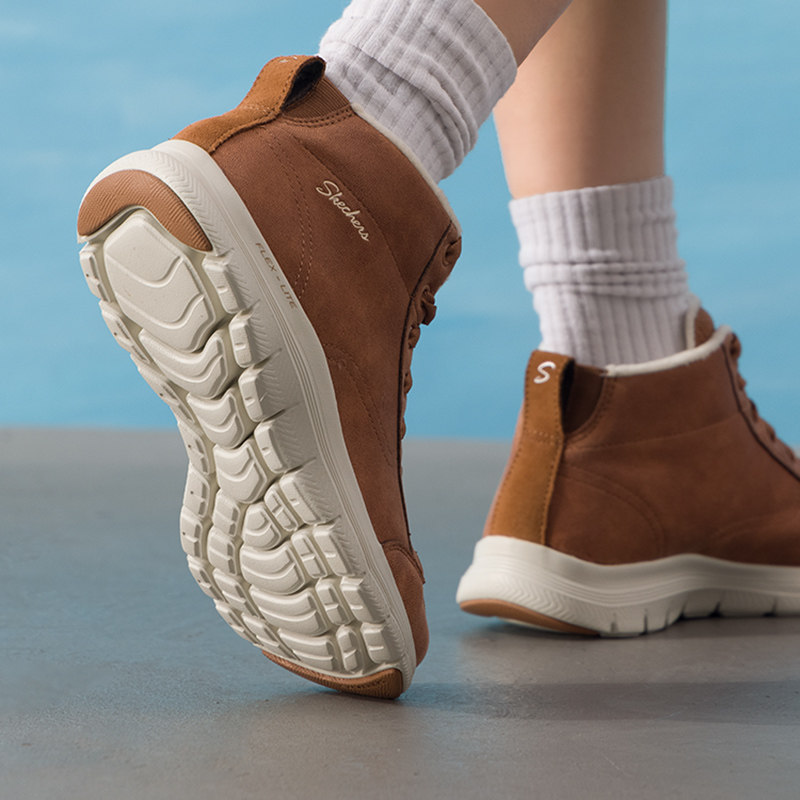 斯凯奇（Skechers）加绒女鞋新款休闲鞋冬季户外复古中帮鞋雪地靴,运动鞋new,运动休闲鞋,淘宝优惠券,粉丝福利购,淘宝优惠卷