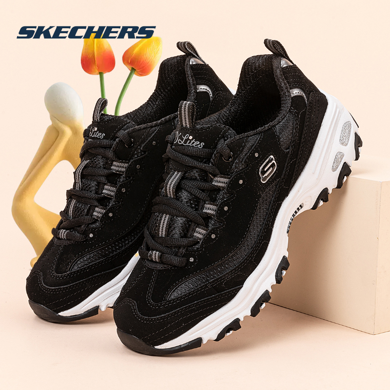 斯凯奇女鞋2025春季新款熊猫鞋