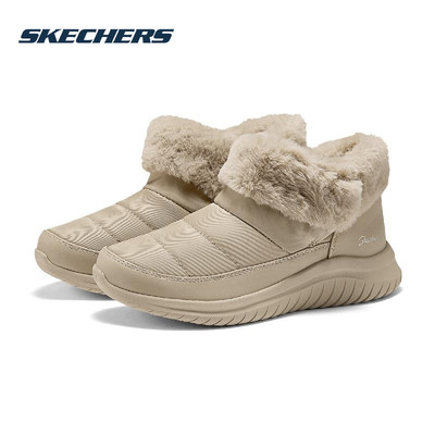 斯凯奇女鞋新款保暖棉鞋