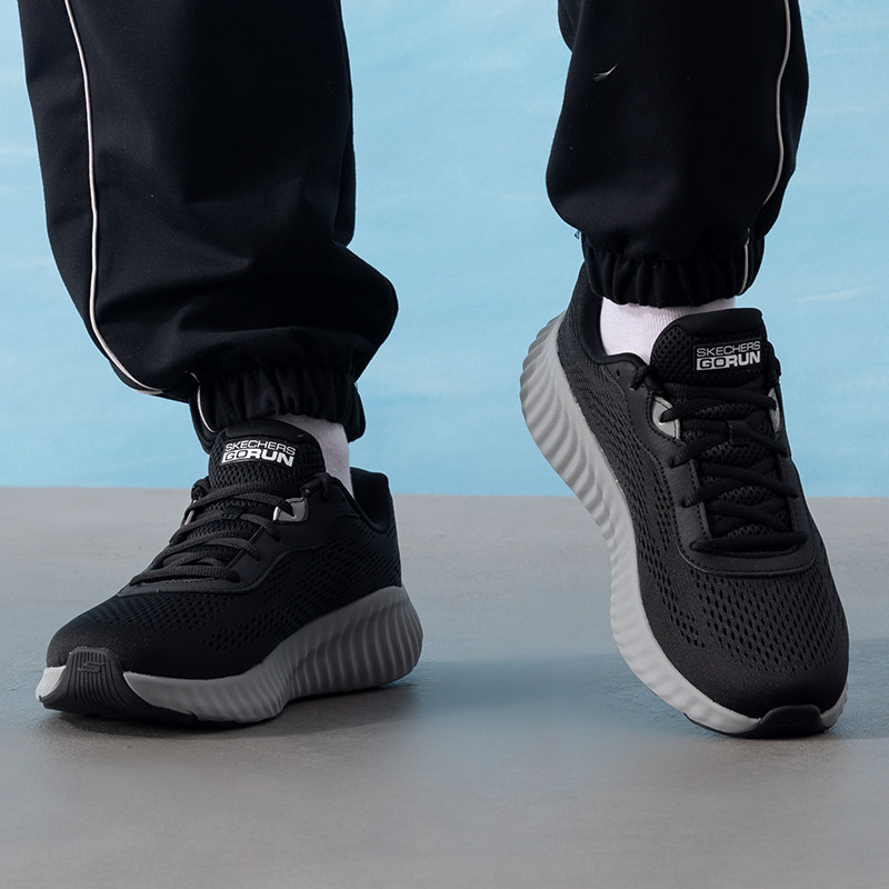 斯凯奇男鞋冬季新款运动鞋官方正品休闲鞋黑色网面鞋减震跑步鞋男,运动鞋new,运动休闲鞋,淘宝优惠券,粉丝福利购,淘宝优惠卷