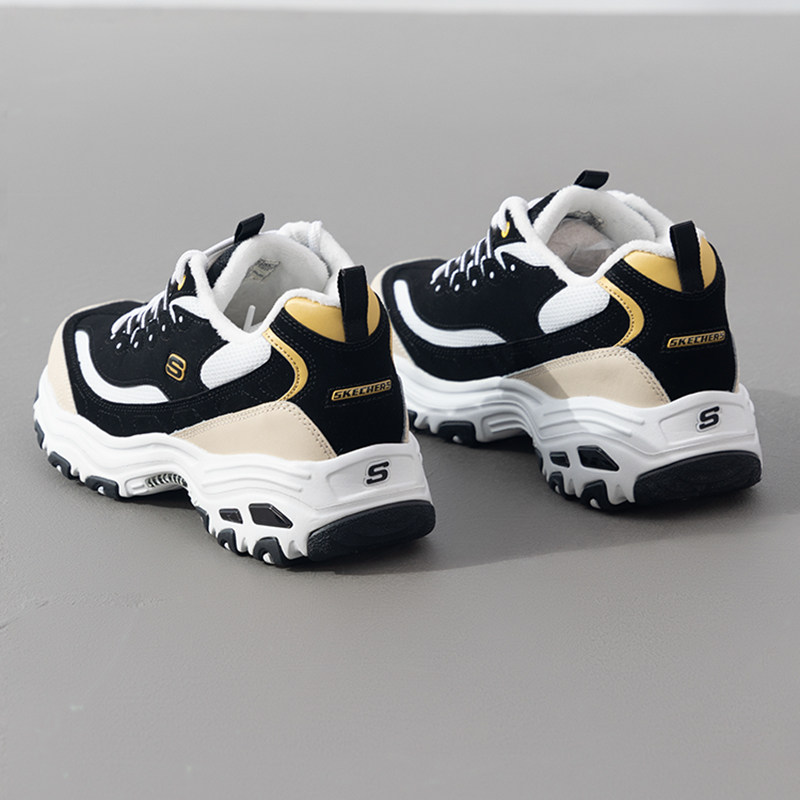 斯凯奇男鞋冬季2026新款缓震运动鞋跑步鞋熊猫鞋加绒保暖鞋厚底,运动鞋new,运动休闲鞋,淘宝优惠券,粉丝福利购,淘宝优惠卷