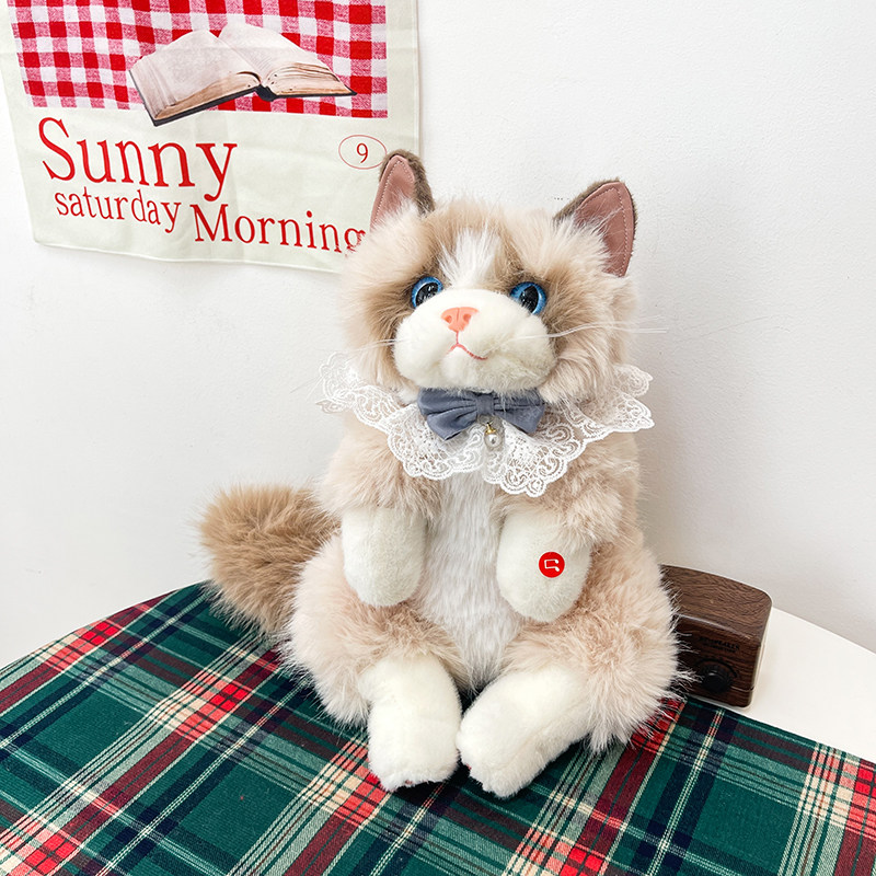 布偶猫咪背包仿真毛绒玩具银渐层生日礼物玩偶抱睡觉专用公仔包包,玩具/童车/益智/积木/模型,毛绒/玩偶/公仔/布艺类玩具,淘宝优惠券,粉丝福利购,淘宝优惠卷