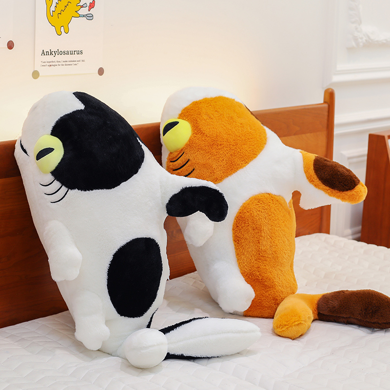 创意花纹鲨鱼玩偶可爱布娃娃