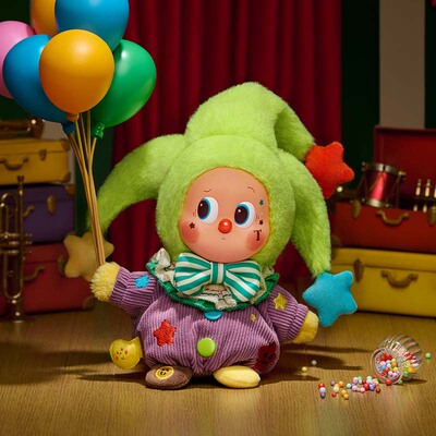 壹号POPMART泡泡玛特 WHY SO SERIOUS系列搪胶毛绒挂件盲盒