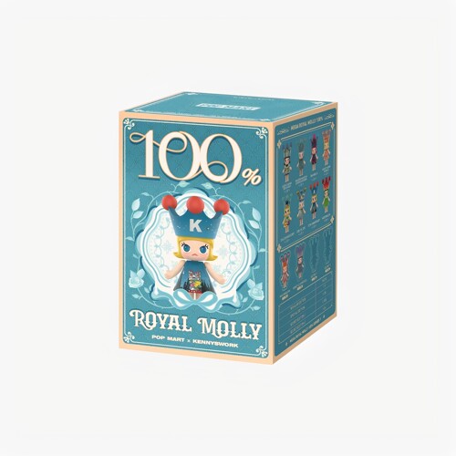 壹号POPMART泡泡玛特MEGA ROYAL MOLLY 100% 周年系列1盲盒礼物