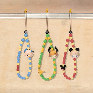 正版POPMART泡泡玛特DIMOO WORLD × 迪士尼系列手机挂绳盲盒