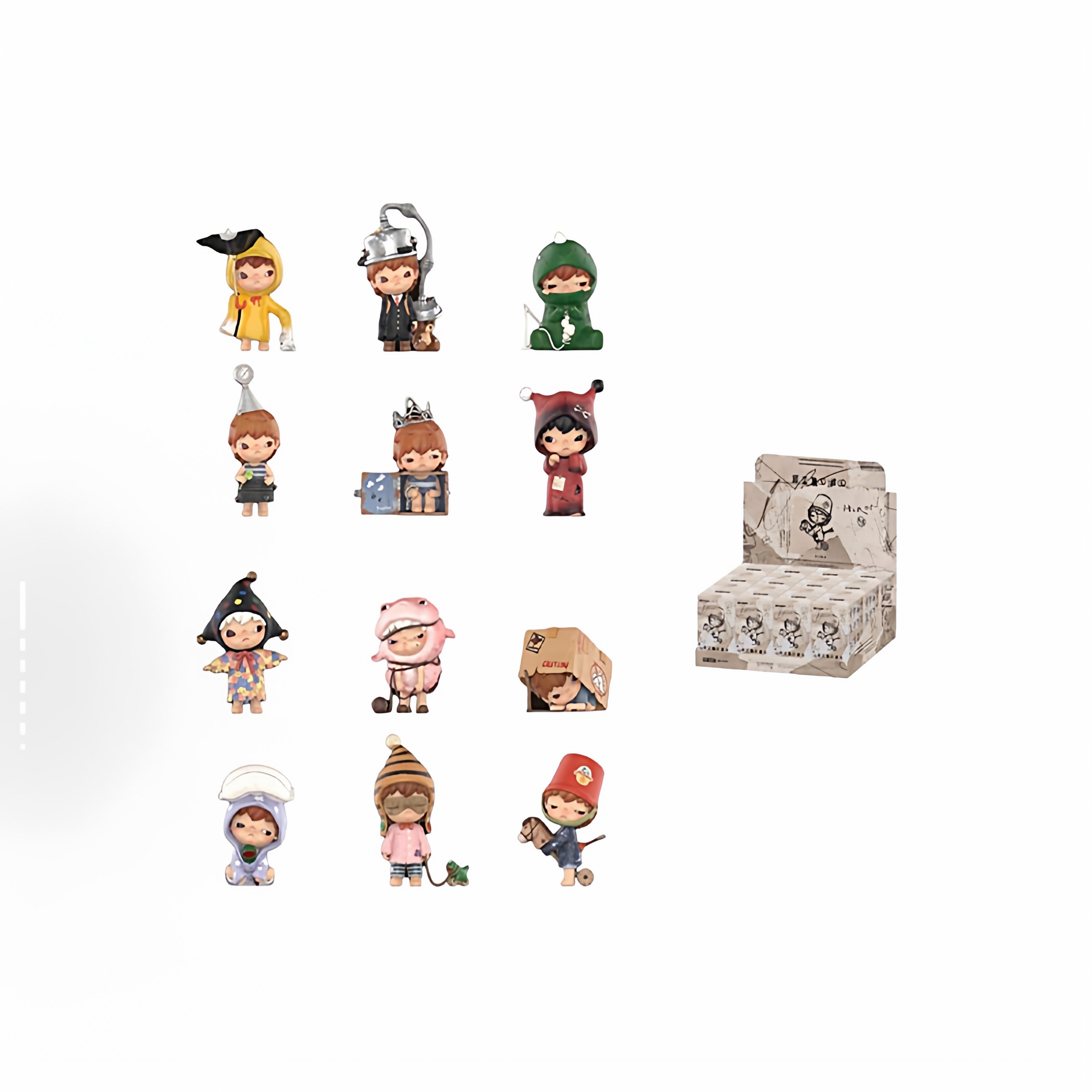 POPMART泡泡玛特小野Hirono回声系列手办盲盒潮流玩具礼物摆件