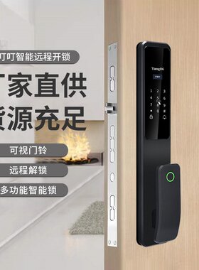 电子眼全自动指纹锁可视高清摄像智能家居锁室内门家用联网智能锁