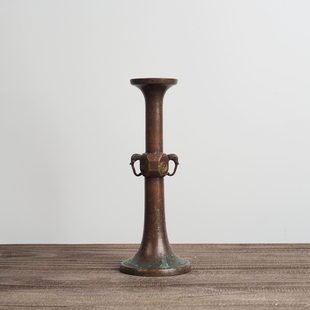 中古日本回流铜烛台老式烛台铜器铜杂件灯具烛台民俗老物件摆件
