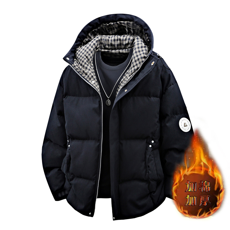 冬季青少年宽松羽绒棉服加厚棉衣