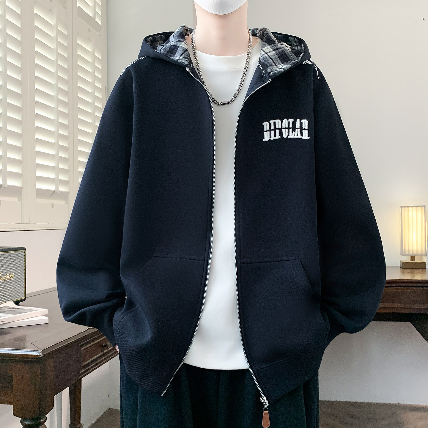 13青少年春秋季卫衣开衫12男孩15岁初中学生14大童连帽棒球服外套