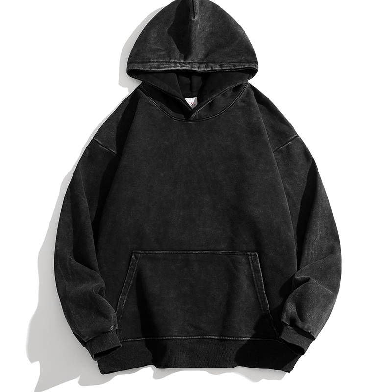 秋季潮流寬松連帽衛衣男長袖t恤