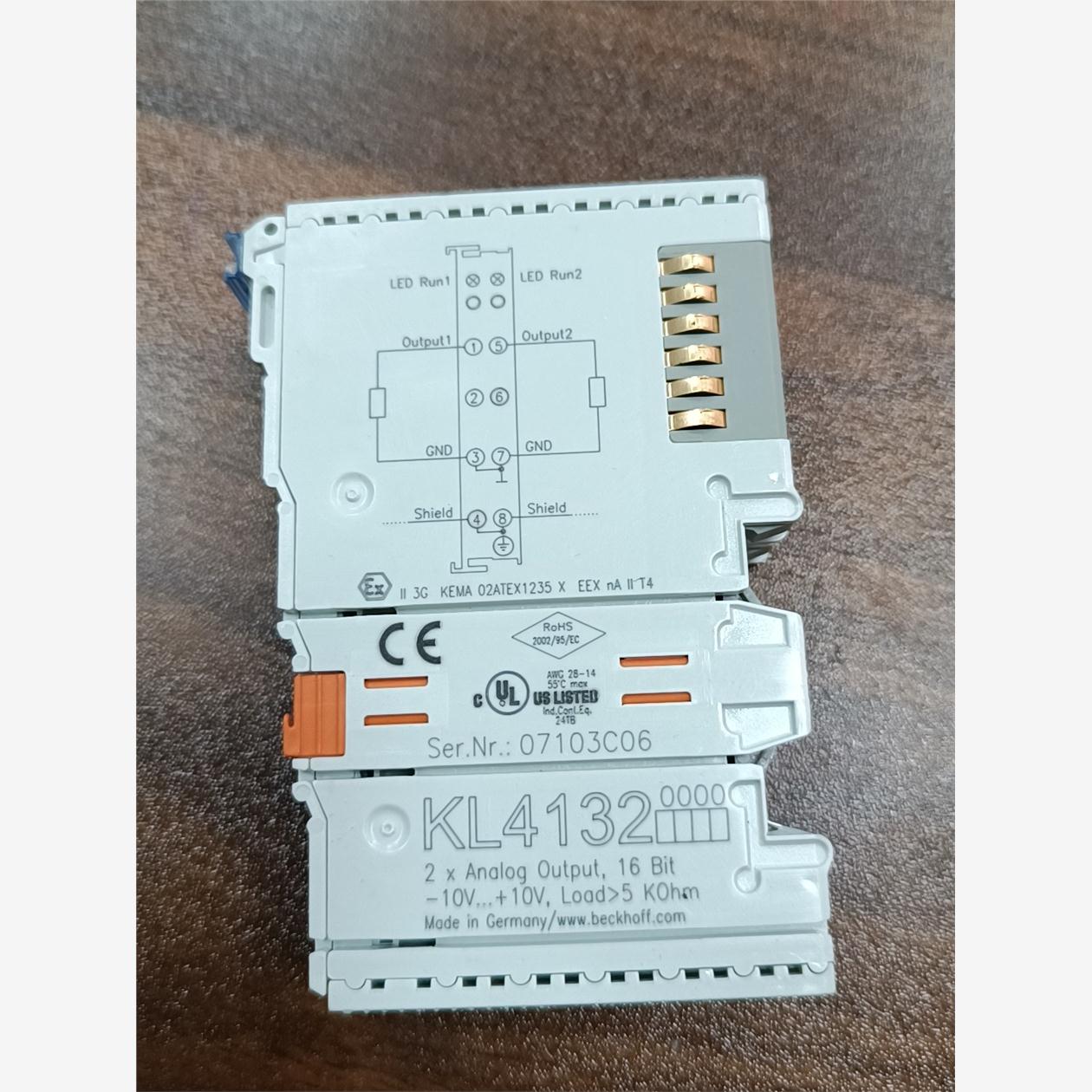 议价直拍不发:议价BECKHOFF倍福模块KL4132 德国进口,项目剩余