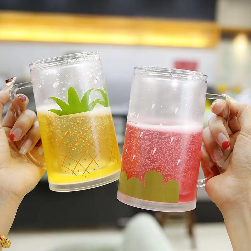 新款夏季饮料果汁杯创意塑料喝水杯子学生水杯搞怪整人杯子啤酒杯