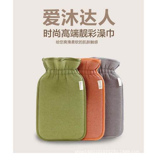 搓澡巾双面加厚爱沐达人洗澡巾搓泥搓背神器沐浴搓澡海绵手套