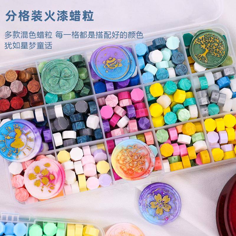 火漆印章套装全套章头便宜蜡粒儿童全部复古章头咕卡火星昂章腊印图片