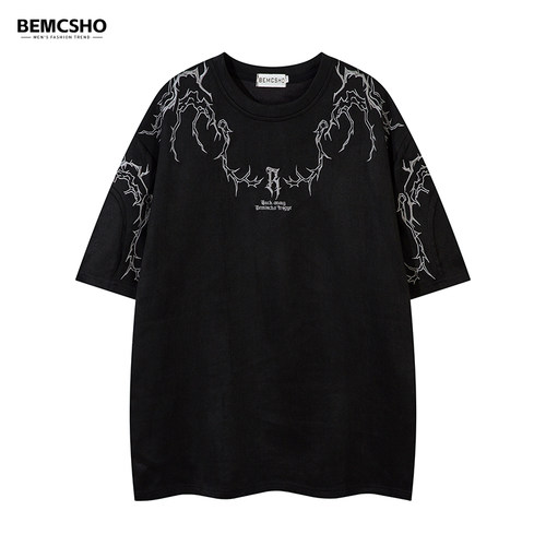 BEMCSHO潮牌高街重工短袖T恤