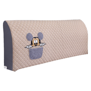 床头套罩2025新款全包高档可拆洗夹棉加厚万能防撞木皮床靠背罩套