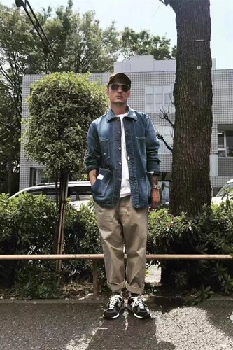 日系红绳大码宽松锥形裤长裤