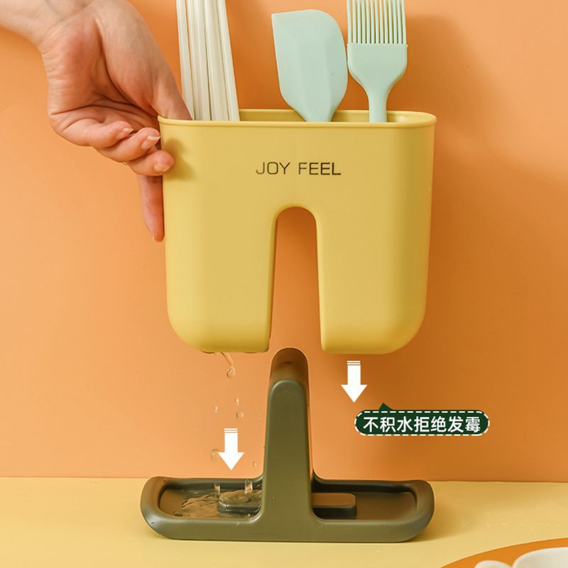 筷子筒置物架厨房用品餐具收纳架家用多功能筷子笼塑料沥水筷子篓