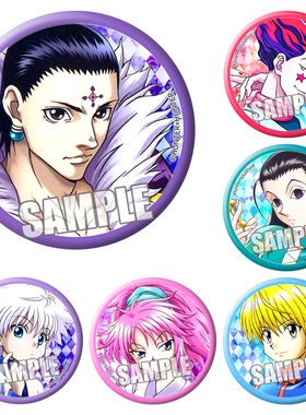 【谷子】现货国产全职猎人徽章hunterxhunter动漫周边胸章西