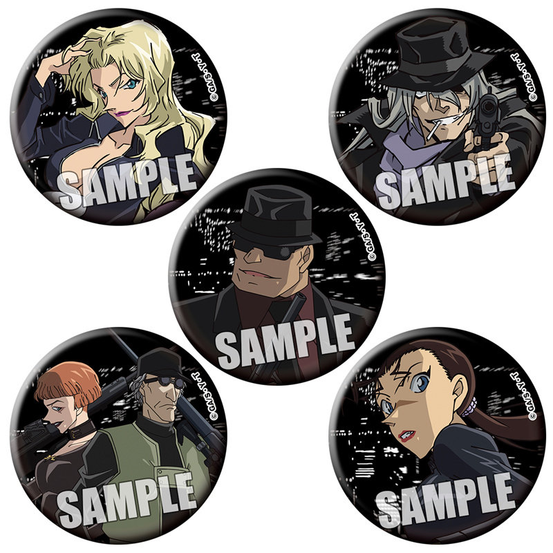 【咕唔咕屋】现货自制名侦探柯南铁底吧唧琴酒贝尔摩得二次元动漫