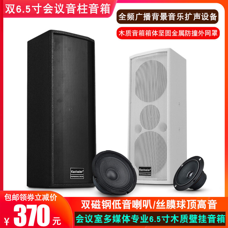 KAXISAIER T26/T26Saxisaier会议音箱双.5寸多媒体演讲音柱音响背