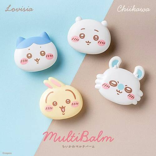 现货新品日本lovisia联名chiikawa吉伊卡哇万能膏润唇膏香膏