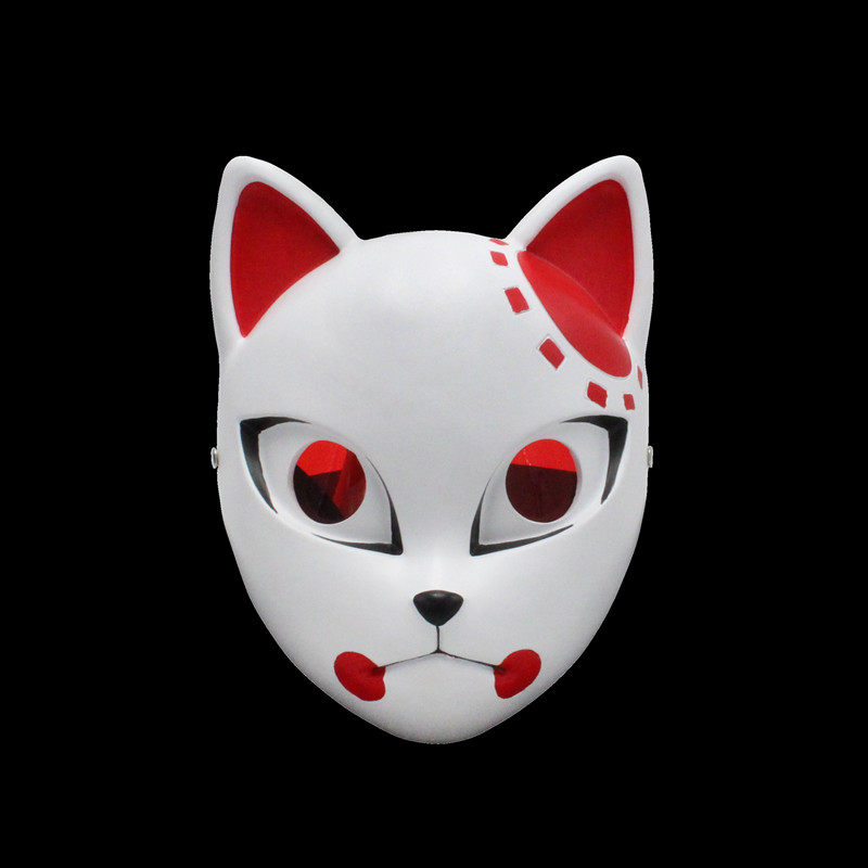 鬼灭之刃炭治郎同款面具树脂万圣节恐怖动漫灶门真菰镇兔狐狸面具
