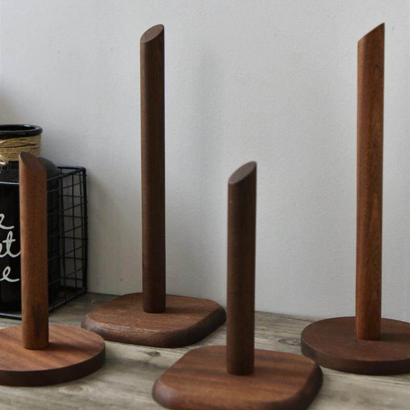 一物一家乌檀实木质立式厨房纸巾架子家用卷纸收纳架置物架免打孔,收纳整理,纸巾架,淘宝优惠券,粉丝福利购,淘宝优惠卷