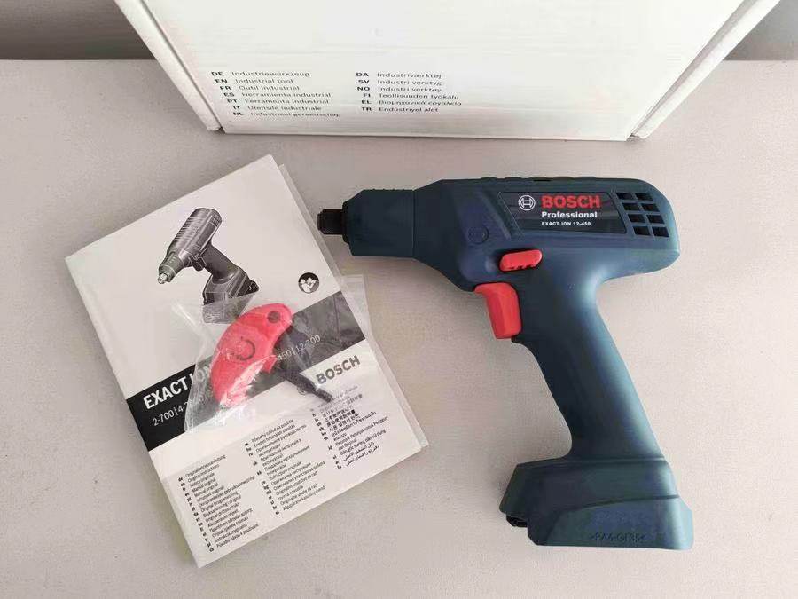德国博世bosch电动工具弯头定扭扭矩扳手锂电池exact ion12-450
