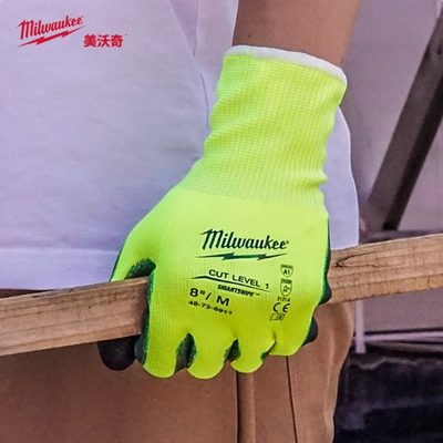 米沃奇防割防护手套磨透气防滑