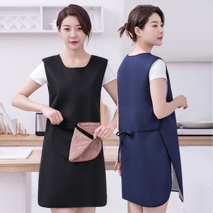加肥坎肩式 围裙厨房防水防油做饭工作服定制logo印字餐饮专用围腰
