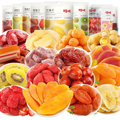 水果干百草味零食果脯混合装