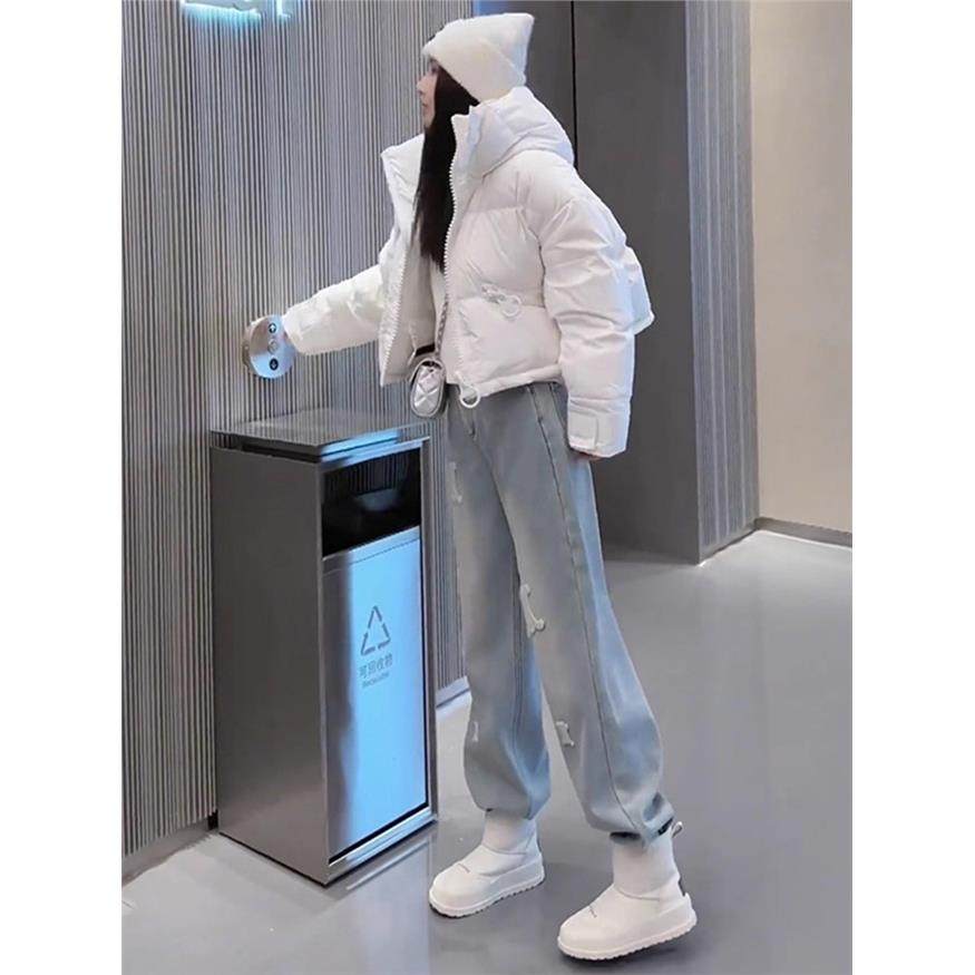 2025新款百搭羽绒服女款冬季韩版高级感加厚保暖棉服短款小个子
