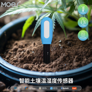 涂鸦蓝牙智能家居土囊温湿度监控计app遥控定时园艺温湿度探测器