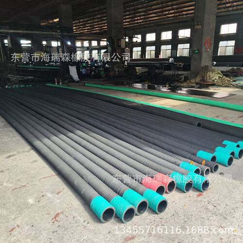 直销DN75-250橡胶钢丝管 吸排水 输油 耐磨抗腐蚀橡胶钢丝软管