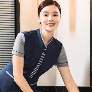 高端保洁员工作服物业商场酒店客房清洁阿姨夏季短袖女保洁服套装