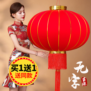 大红灯笼春节过年2023新款户外阳台大门口一对中国风新年挂饰装饰