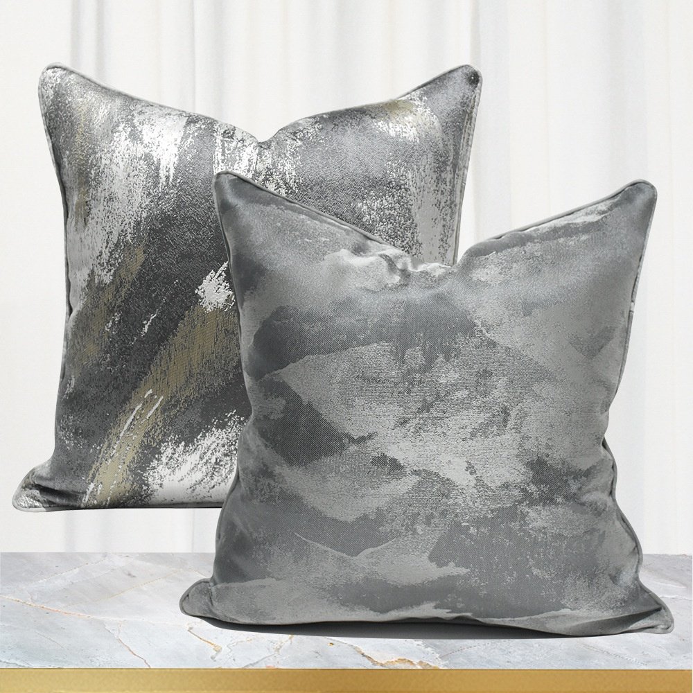 灰色轻奢抽象沙发椅子客厅靠垫套卧室酒店样板间床头抱枕跨境,居家布艺,抱枕被,淘宝优惠券,粉丝福利购,淘宝优惠卷