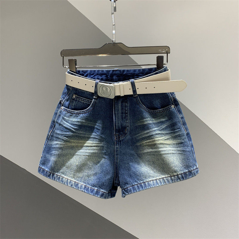 2026年春季新款做旧复古牛仔阔腿短裤女百搭宽松显瘦水洗外穿热裤,女装/女士精品,牛仔裤,淘宝优惠券,粉丝福利购,淘宝优惠卷